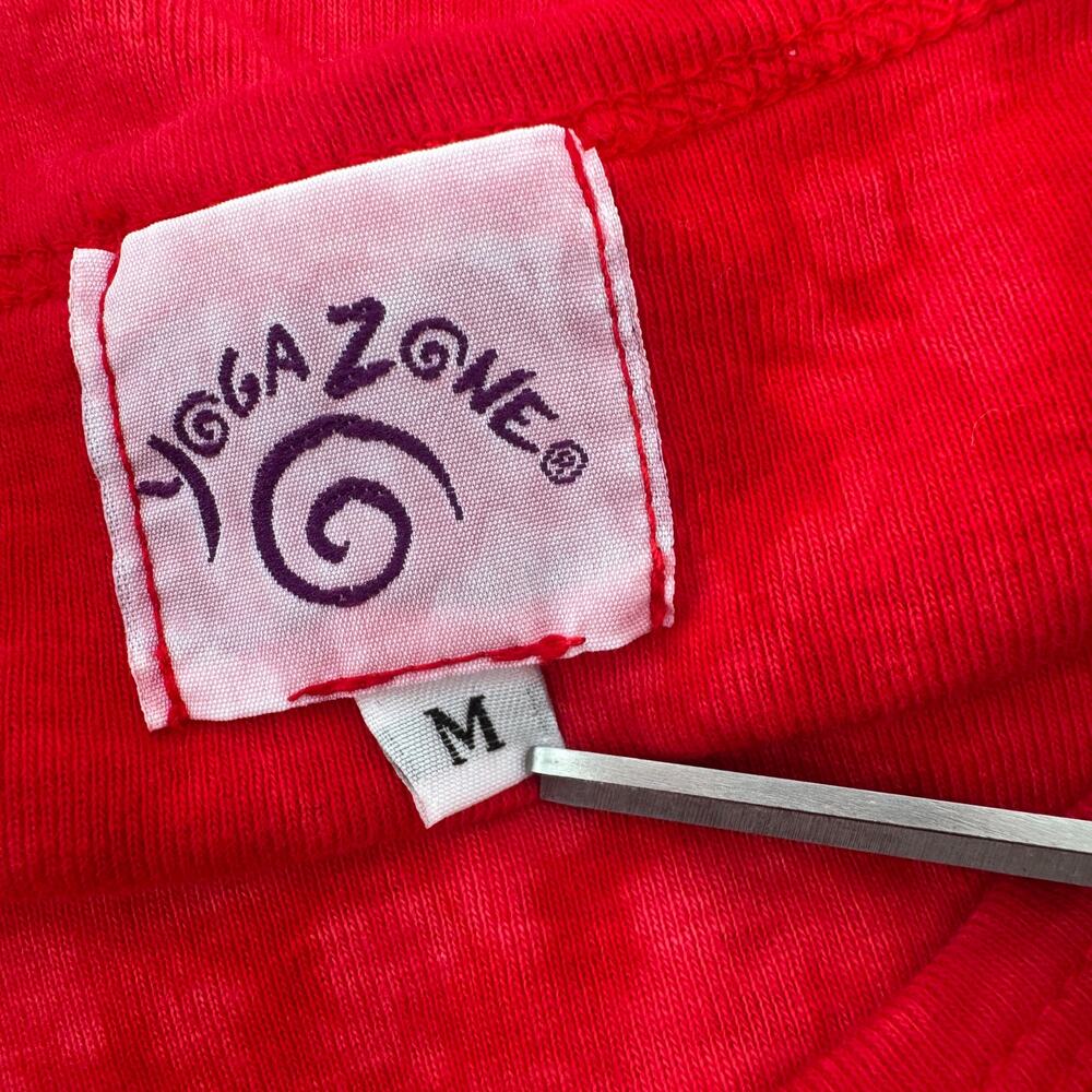 VTG Yoga Tie-Dye T-Shirt Size Medium 90s Y2K Deadstock Yogi Chakra Whimsigoth - Picture 6 of 8